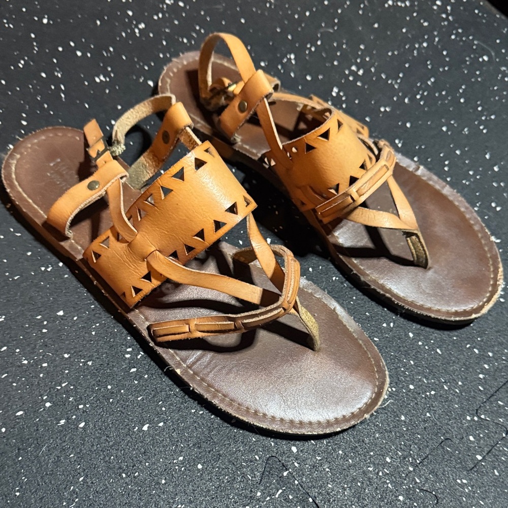 Mossimo Supply Co. Camel Strappy Sandals